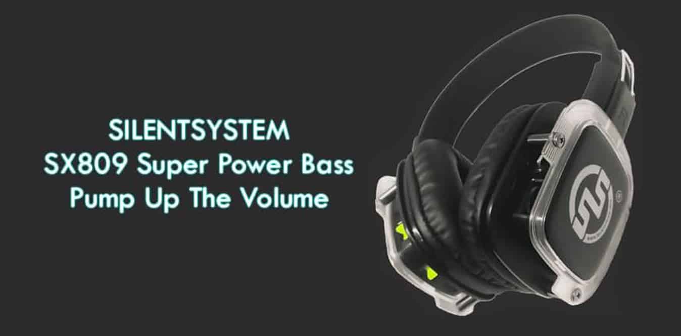 Cuffie SX610 Silentsystem Audio SX809 Super Power Bass 3-Channel Headphones
