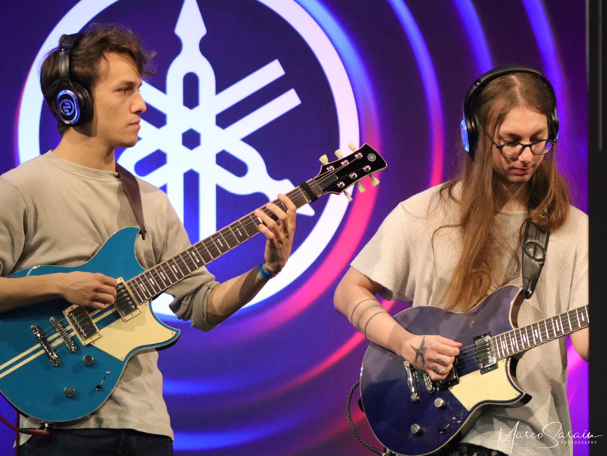 yamaha-guitarshow-silentsystem Yamaha at Guitar Show with Silentsystem wireless headphones - RF systems for music trade shows